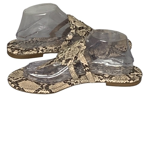 Circus by Samuel Edelman Cherri women’s snake print sandals. Size 10 - Picture 4 of 13